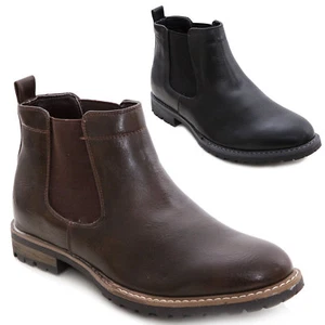 Stivali uomo stivaletti chelsea Scarpe beatles polacchine anfibi eleganti Y28 - Imagen 1 de 23