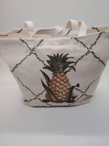 Mount Veron Pineapple kleine Tragetasche (diskrete Mount Veron) flache Tasche 9" x 6" - Bild 1 von 4