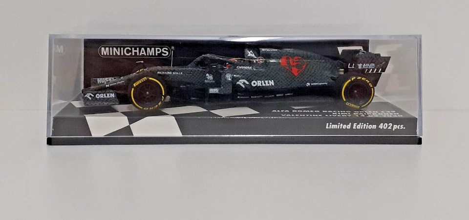 MINICHAMPS 1:43 Modell Auto F1 Alfa Romeo Ferrari Räikkönen Test Fiorano 2020 - Bild 1 von 4