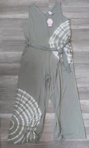 NWT Justice Girls Tie Waist Tie Dye Jumpsuit Size 18  (8) - Picture 1 of 1