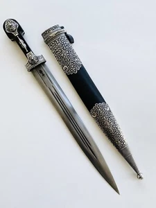 Handmade Caucasian Dagger Georgian Kindjal Hand-Forged Sword Best Gift for Men - Picture 1 of 7
