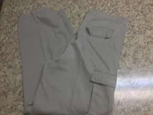 Mens Faded Glory Khaki Pants Size 34 X 32 Cargo Style - Picture 1 of 5