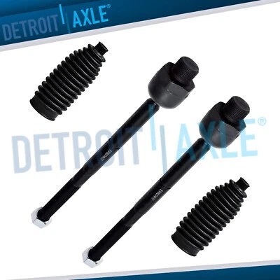 4pc Front Inner Tie Rods Rack Pinion Boots for 2002 2003 2004 2005 Jeep Liberty - Image 1 of 4
