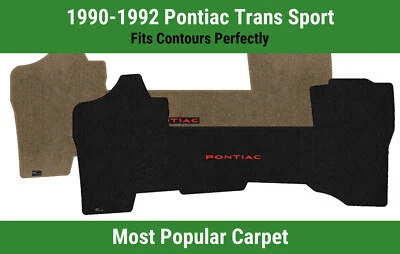 Lloyd Ultimat Front Mat for '90-92 Pontiac Trans Sport w/Red on Black Pontiac - Image 1 of 4