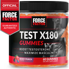 Force Factor Test X180 Gummies - Boost Testosterone & Maximize Masculinity