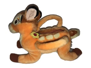 Vintage Disney Bambi Plüsch Tasche Stofftier Bambi Cuddle N Carry Hirsch Handtasche - Bild 1 von 12