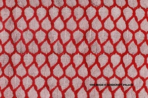 Waterproof Outdoor Cotton Canvas Upholstery Fabric Hand Block Printed By 5 Yard - Picture 1 of 6