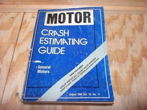 Motor Crash Estimating Guide - OEM August 1986 General Motors Cars & Trucks - Picture 1 of 3