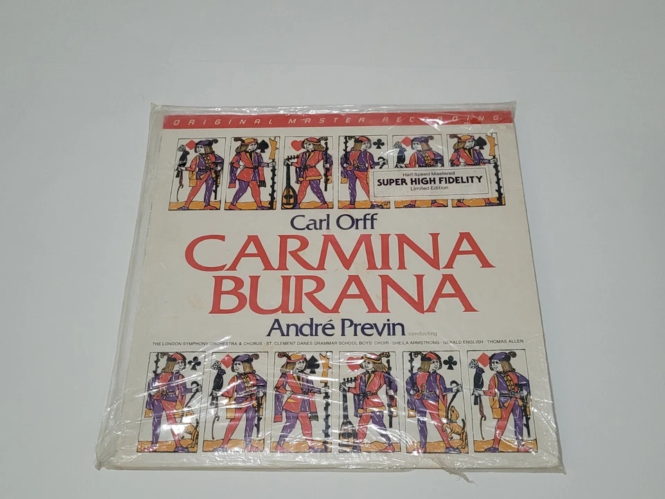 ANDRE PREVIN Orff: Carmina Burana 1975 Vinyl LP MFSL/Angel MFSL 1-506 NEW Rare! - Image 1 of 4