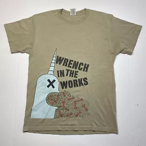 Vintage Wrench In The Works Band Shirt Size Medium Metal Y2K Band - Picture 1 of 5