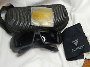 GoVision SOL 1080p HD Camera Glasses Video Recording Sport Sunglasses Extra Lens