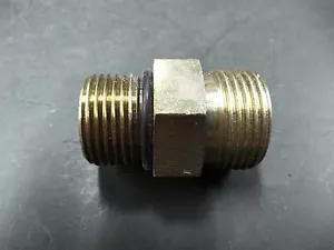 Parker 12 F5OLO-S Adapter Fitting Male 3/4" ORFS-12 to Male 3/4" ORB-12 - Picture 1 of 2