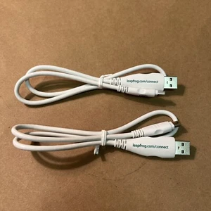 OEM Leap Frog USB Cable LeapPad Explorer Charging / Sync Data Cord 2 Each - Picture 1 of 3