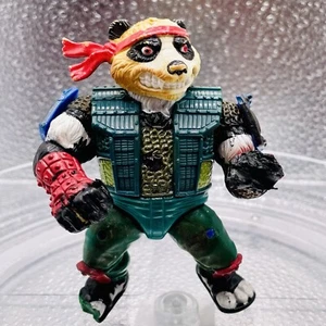 1990 Action figure Teenage Mutant Ninja Turtles Panda Khan di Playmates TMNT - Foto 1 di 4