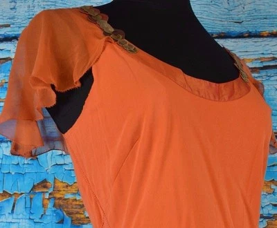 Женская блуза Rozae Nichols топ размер маленький топ без рукавов потрясающий сделано в США вискоза - Изображение 1 из 4