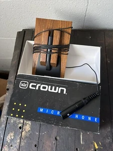 Crown PZM 185 Microphone W/ Box Condenser Boundary - Picture 1 of 6
