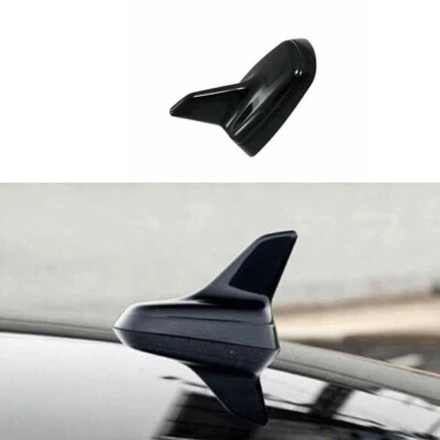 Cubierta de receptor de antena negra brillante moldura aleta de tiburón para Audi Q7 2007-2015 1 pieza Foto 1 de 4