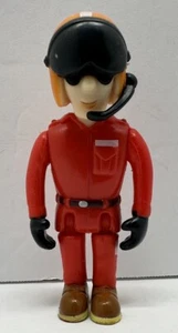 Fireman Sam Tom Thomas air pilot Toy Action figure 3.5" Prism 2005 - Picture 1 of 7