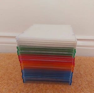 25 Slim Design (4mm) Coloured CD/DVD Jewel Cases - Various Colours - Afbeelding 1 van 3