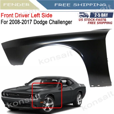 For 2008-2023 Dodge Challenger Front Driver Left Side Fender Steel Coupe 2DR Foto 1 de 4