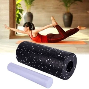 1 Set Roll Medium Faszienrolle Massagerolle Fitness Sport Yoga Pilates Black - Bild 1 von 13