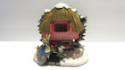 Disney Fumark Christmas Alice In Wonderland White Rabbits House Figurine 44131