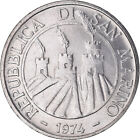 [#1036264] Coin, San Marino, 50 Lire, 1974, Rome, Fdc, Ms(63), Steel, Km:35