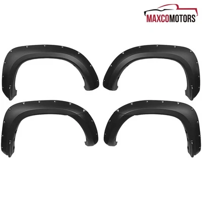 Fender Flares Fits 2005-2011 Toyota Tacoma 6' Pocket Style Bolt On Rivet Smooth - Image 1 of 4