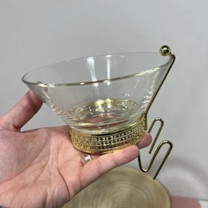 Soporte de metal vintage Anchor Hocking Dip Bowl mediados de siglo moderno reemplazo - Imagen 1 de 7