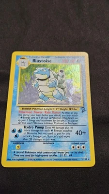 Pokémon TCG Blastoise Base Set 2 Holo Unlimited Rare MP - Image 1 of 4