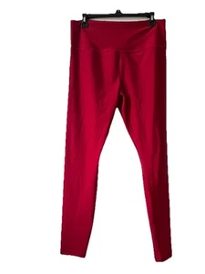 Nuevo $99 Athleta Elation Ultra Alto Tiro Brillo Legging Apretado Rojo Yoga Grande G5 - Imagen 1 de 7