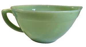 Antiguo caño de mango de tazón mezclador de jadeíta Fire-King Fire King vintage de 2 cuartos - Imagen 1 de 22