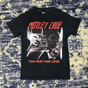 Vtg 2001 Motley Crue Too Fast For Love Tour T-shirt Mens S Rock Roll Band Tee - Picture 1 of 11