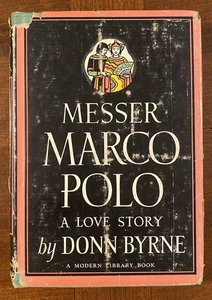 Messer Marco Polo by Don Byrne pre-1946 Modern Library HC w/clipped DJ - Picture 1 of 8