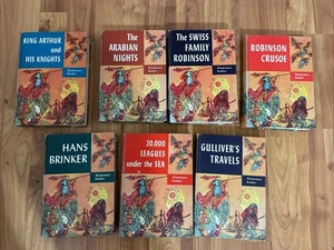 Lot Of 7 - Vintage Rand McNally Co Windermere Readers School Edition Hardcovers - Bild 1 von 3