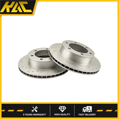 Rotores de freno delanteros perforados para Toyota Tacoma 4Runner 1996-2002 297 mm nuevos Foto 1 de 4