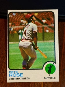 Tarjeta de béisbol 1973 Topps #130 Pete Rose - Imagen 1 de 2