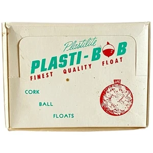 Bobbers flotadores bola corcho pesca plastilita PLASTI-BOB de colección - Imagen 1 de 2