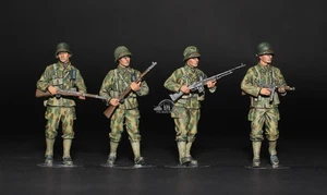 PreSale ProPainted 1:35 US Soldiers Infantry (04 soldiers, Camo) European WW2 - Picture 1 of 22