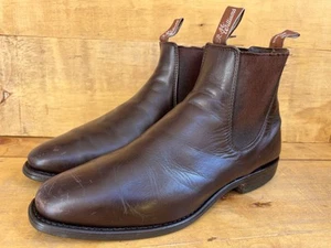 RM Williams Craftsman braune Slipper Chelsea Stiefeletten Größe AU/UK 10 G|US 11 - Bild 1 von 19