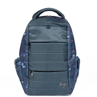 Lug Hopper Backpack Unisex in Butterfly Grey - Versatile Travel Pouch, Ideal for - Image 1 of 4