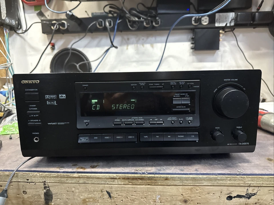 Onkyo TX-DS575 5.1 Channel Home Theater Receiver, Tested Fully Functional - Image 1 of 4