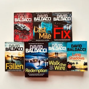 David Baldacci Amos Decker (Memory Man) Book Bundle. Full set of 7 bks 6xPB 1xHB - Picture 1 of 24