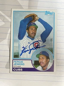 Fergie Jenkins Signed 1983 Topps #230 Card. Persönlich signiert - Bild 1 von 2