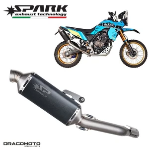 YAMAHA XTZ 690 Tenere 700 2019-2022 Scarico SPARK Dakar Nero GYA1602DOM - Picture 1 of 8