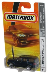 Matchbox VIP Luxury 9/12 (2007) Blue Lincoln Navigator Toy Truck #41 - Picture 1 of 1