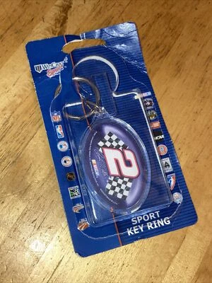 Rare 2002 Rusty Wallace #2 Wincraft Key Ring/Key Chain  NASCAR, NOS, Made 🇺🇸 - Image 1 of 4