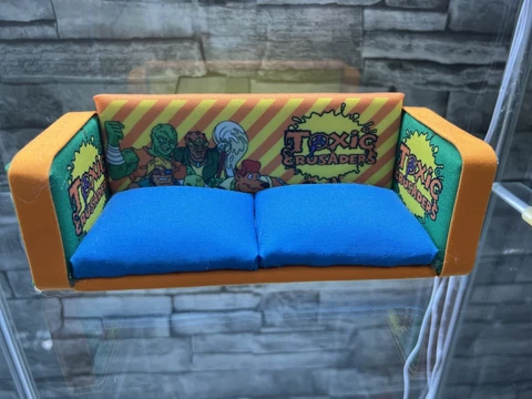 Custom Toxic Crusaders Couch For 6” Action Figures Playmates Toys Cover