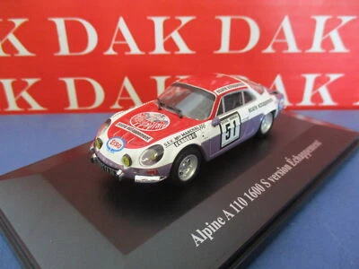 Die cast 1/43 Modellino Auto Renault Alpine A110 1600S Ronde Hivernale Chamony - Immagine 1 di 4