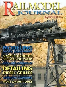 RAILMODEL JOURNAL 5/05 DIESEL GRILLES, SOO LINE GONDOLA, SF COMBINE, MILW SD45 - Picture 1 of 3
